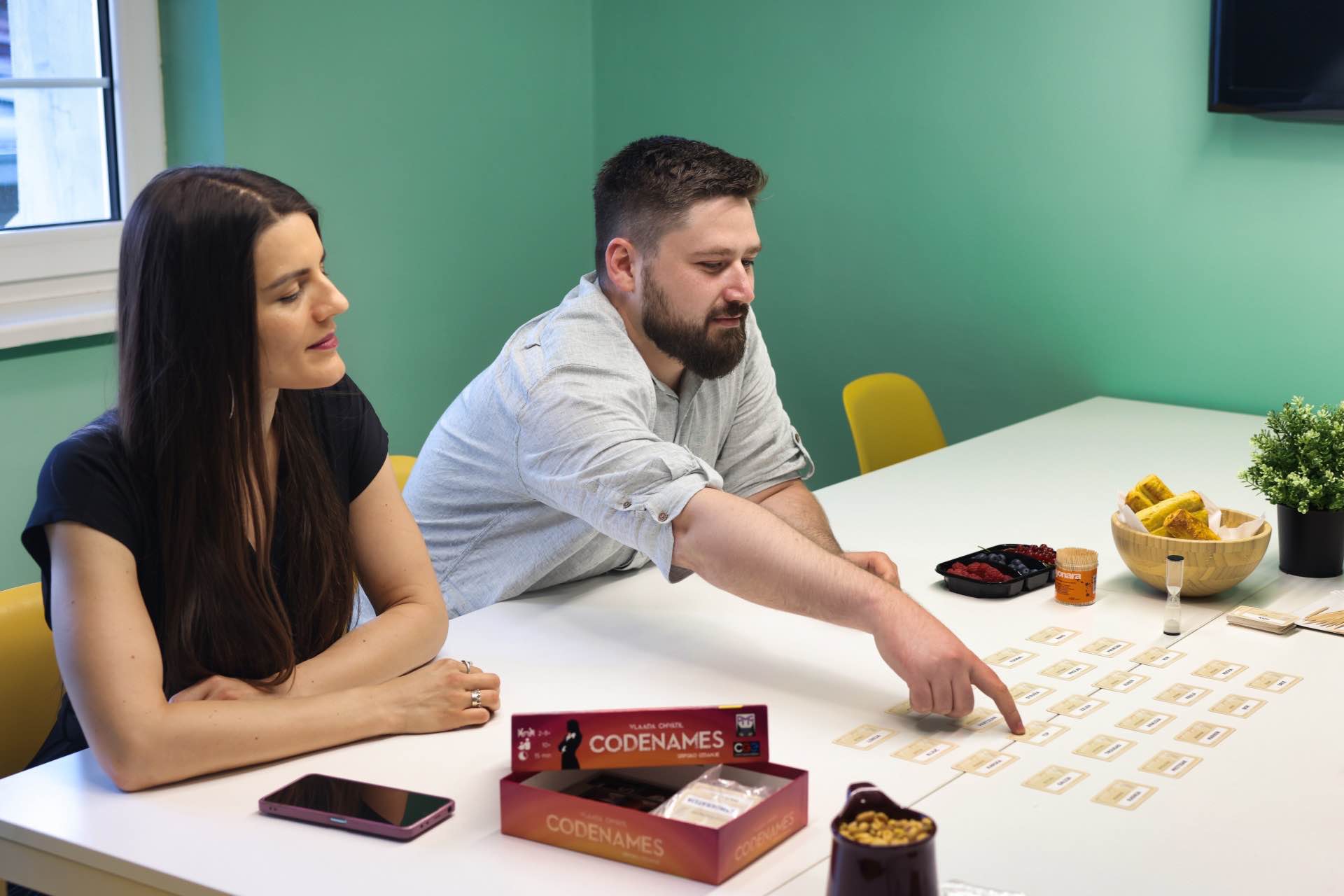 brankova hub variety room playing boardgames